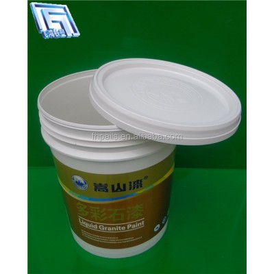 20 Liter Round Plastic Bucket For Chemica/oil/ Paint Bucket With Lid And Handle