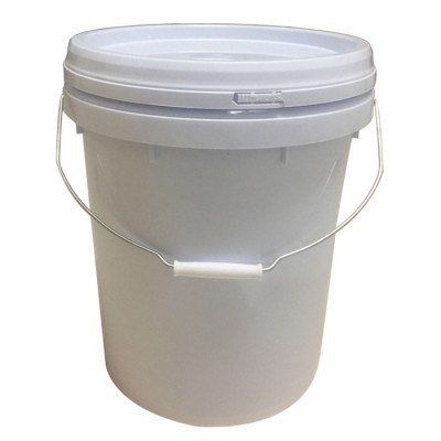 Cheap 5 Gallon Pure Pp Plastic Container With Tear Off Lid And Metal Handle For Coatings