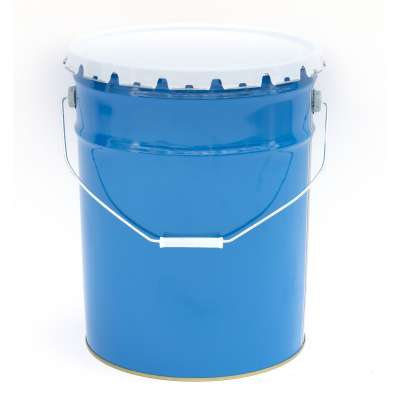 20L Blue Curly Edge Lid Pail Chemical barrel