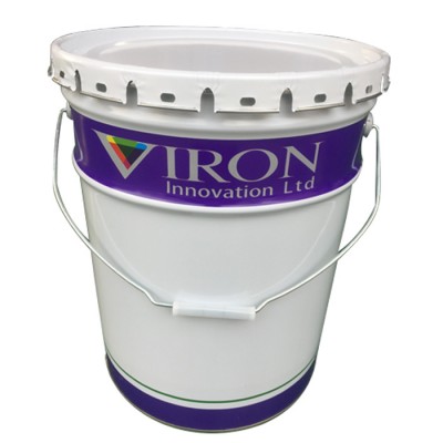 Hot Sale 5 gallon steel pail container cube for paint or chemicals with rubber strip  lid