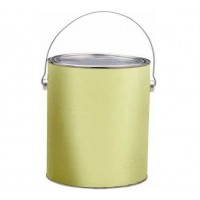 Multi Size 1000ml White  Steel Tin Can Pails With Stain Steel Handle