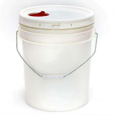 Common 20L Snap Lid With Spout Pail White Bucket