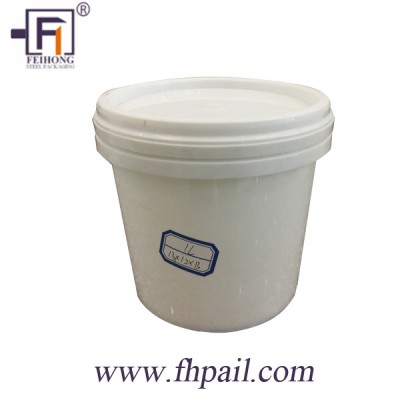 1 liter plastic bucket with tightness lid for paint or coatings packing